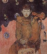 Paul Gauguin Girl portrait Spain oil painting artist